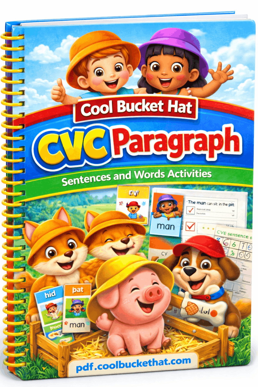 Cool Bucket Hat CVC Paragraph